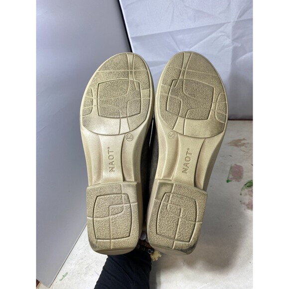 Naot Womens Lace Up Oxford Grey Leather Comfort Shoes Size 40 US 10-10.5 - Picture 5 of 7